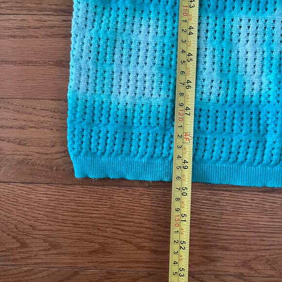 Lisa Todd Tank Dress Womens Small Beach Bound Tie Dye Woven Side Split Maxi - Picture 5 of 8